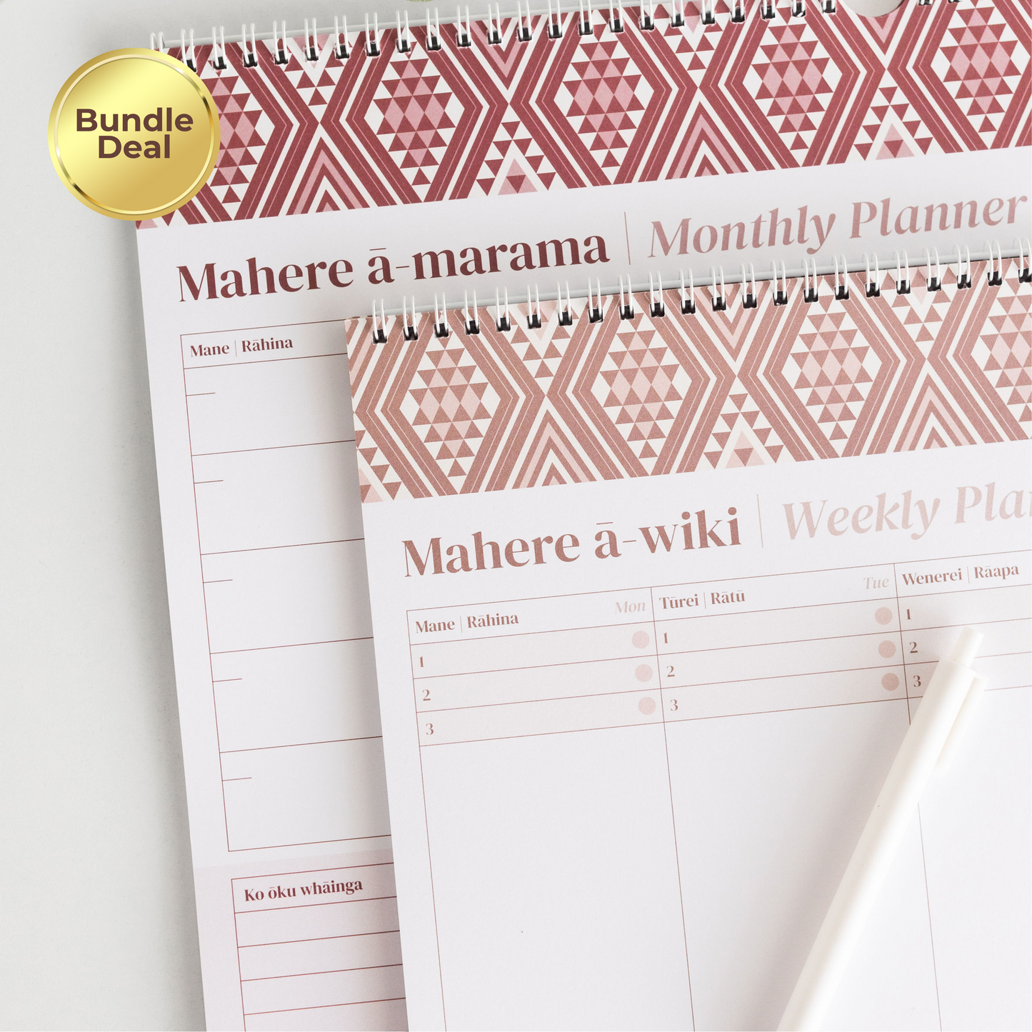 Bundle - A3 Monthly + Weekly | Māwhero