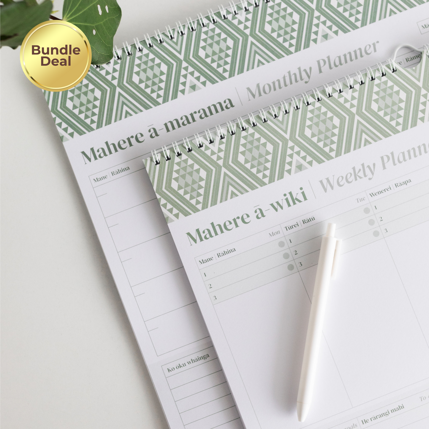 Bundle - A3 Monthly + Weekly | Kākāriki