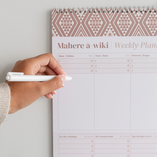 A3 Weekly Planner (Undated) | Māwhero