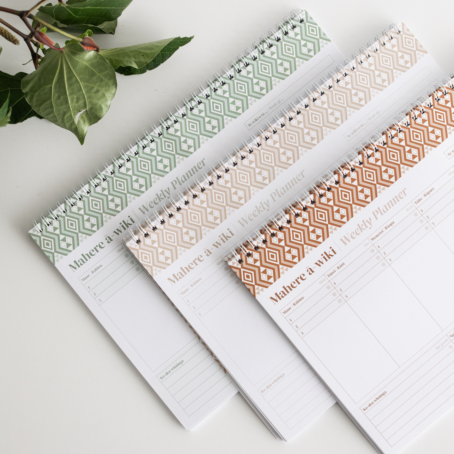 A4 Weekly Planner | Kākāriki