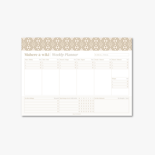 A4 Weekly Planner | Onepū