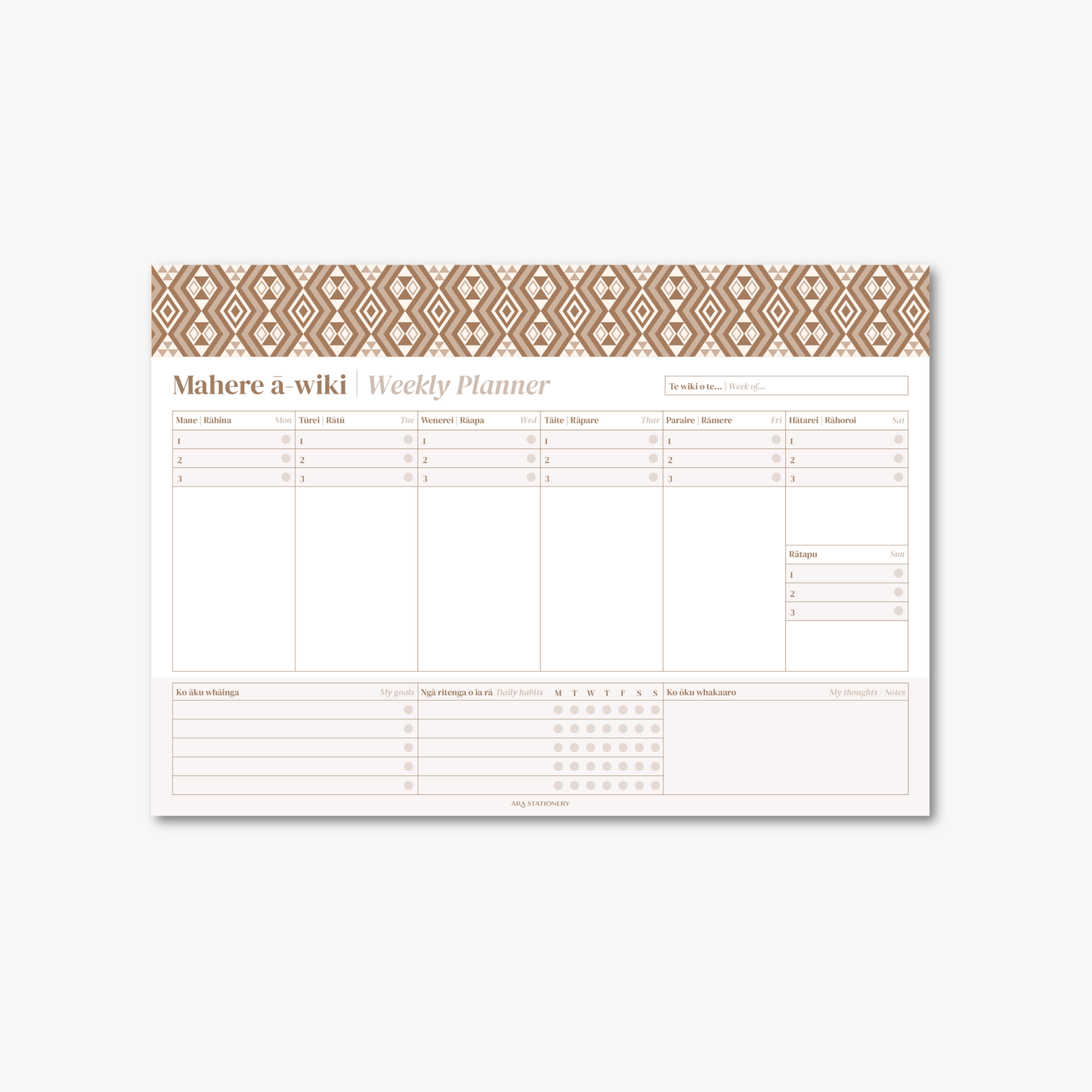 A4 Weekly Planner | Parauri