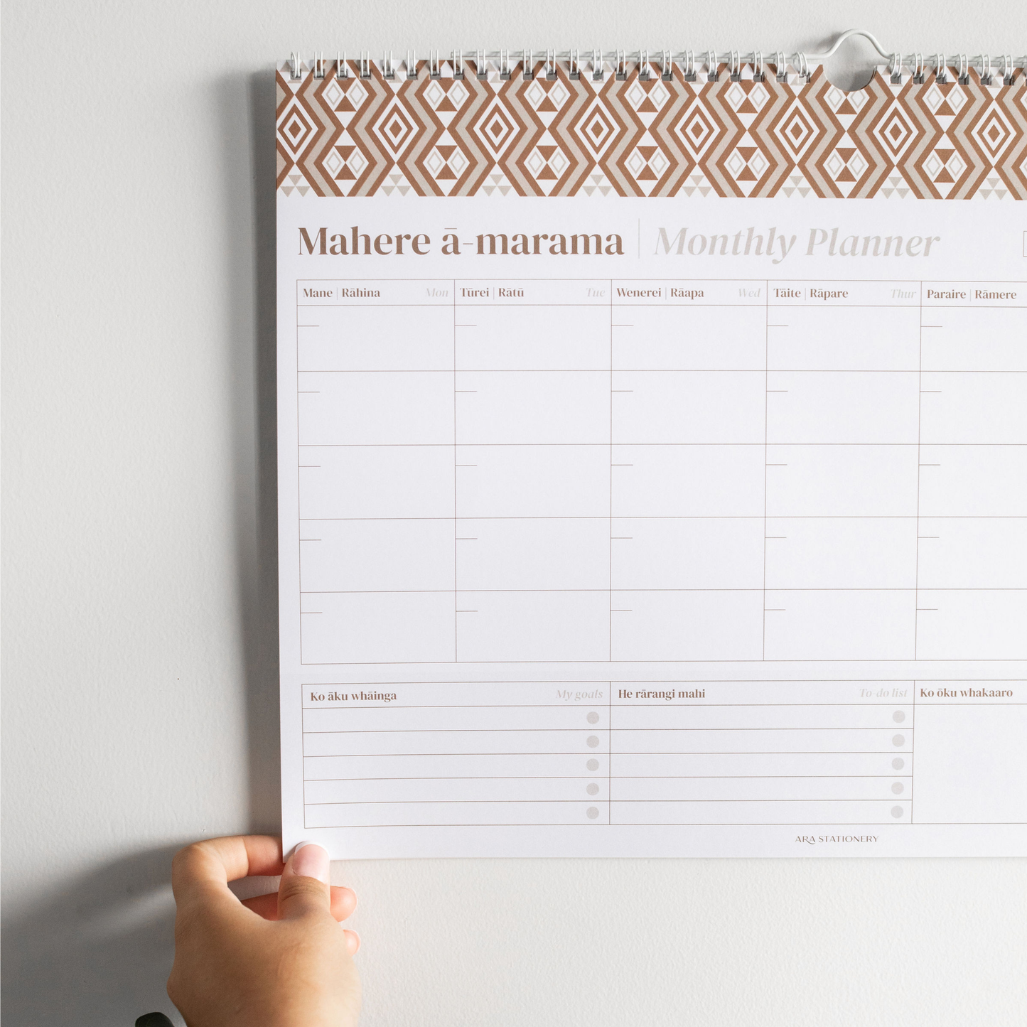 A3 Monthly Planner | Parauri